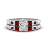 Load image into Gallery viewer, round-cut-channel-three-stone-diamond-engagement-ring-with-ruby-in-white-gold-FDENS205ROGRUDR-NL-WG.jpg