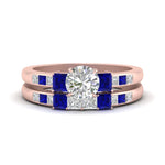 Load image into Gallery viewer, round-cut-channel-three-stone-diamond-engagement-ring-with-sapphire-in-rose-gold-FDENS205ROGSABL-NL-RG.jpg
