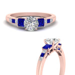 Load image into Gallery viewer, round-cut-channel-three-stone-diamond-engagement-ring-with-sapphire-in-rose-gold-FDENS205RORGSABL-NL-RG.jpg
