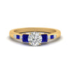 Load image into Gallery viewer, round-cut-channel-three-stone-diamond-engagement-ring-with-sapphire-in-yellow-gold-FDENS205RORGSABL-NL-YG.jpg