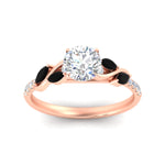 Load image into Gallery viewer, round-cut-curved-vine-black-diamond-engagement-ring-in-rose-gold-fdens11635rorgblackangle5-nl-rg.jpg?v=1763110620
