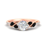 Load image into Gallery viewer, round-cut-curved-vine-black-diamond-engagement-ring-in-rose-gold-fdens11635rorgblacksleep-nl-rg.jpg?v=1763110620
