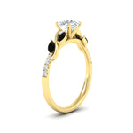Load image into Gallery viewer, round-cut-curved-vine-black-diamond-engagement-ring-in-yellow-gold-fdens11635rorgblackangle2-nl-yg.jpg?v=1763110620
