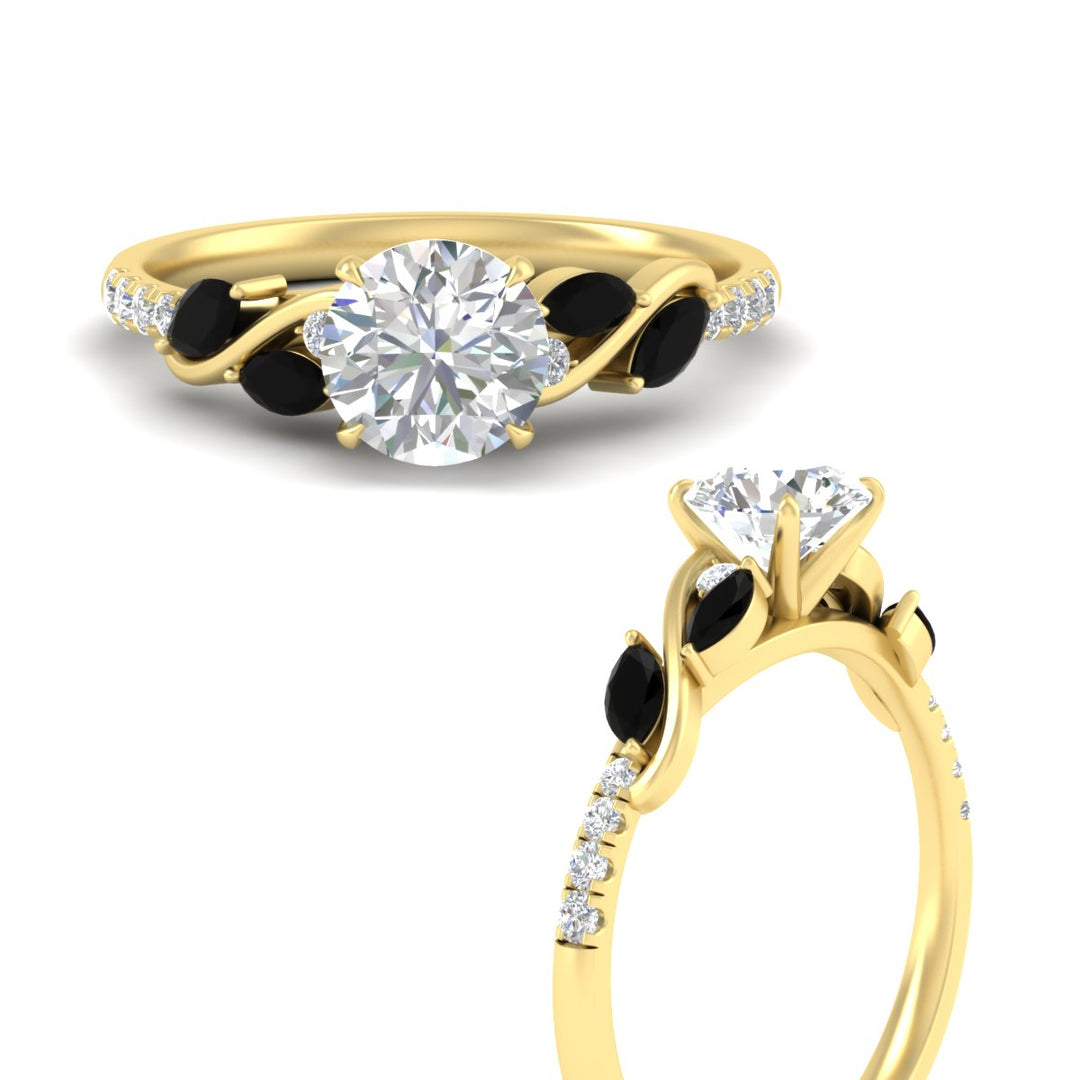 round-cut-curved-vine-black-diamond-engagement-ring-in-yellow-gold-fdens11635rorgblackangle3-nl-yg.jpg?v=1763110620