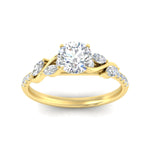 Load image into Gallery viewer, round-cut-curved-vine-diamond-engagement-ring-in-yellow-gold-fdens11635rorangle5-nl-yg.jpg?v=1763110398