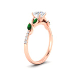 Load image into Gallery viewer, round-cut-curved-vine-emerald-engagement-ring-in-rose-gold-fdens11635rorgemgrangle2-nl-rg.jpg?v=1763110545
