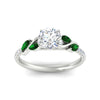 Load image into Gallery viewer, round-cut-curved-vine-emerald-engagement-ring-in-white-gold-fdens11635rorgemgrangle5-nl-wg.jpg?v=1763110545