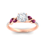 Load image into Gallery viewer, round-cut-curved-vine-pink-sapphire-engagement-ring-in-rose-gold-fdens11635rorgsadrpiangle5-nl-rg.jpg?v=1763110545
