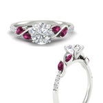 Load image into Gallery viewer, round-cut-curved-vine-pink-sapphire-engagement-ring-in-white-gold-fdens11635rorgsadrpiangle3-nl-wg.jpg?v=1763110545
