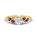 Thumbnail 26 - round-cut-curved-vine-pink-sapphire-engagement-ring-in-yellow-gold-fdens11635rorgsadrpisleep-nl-yg.jpg?v=1763110545