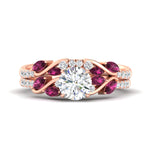 Load image into Gallery viewer, round-cut-curved-vine-pink-sapphire-wedding-ring-set-in-rose-gold-fdens11635rogsadrpisleep-nl-rg_1e4cc928-d6c1-4c02-a46f-77cd76ae6211.jpg?v=1764647087
