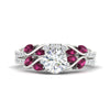 Load image into Gallery viewer, round-cut-curved-vine-pink-sapphire-wedding-ring-set-in-white-gold-fdens11635rogsadrpisleep-nl-wg.jpg?v=1764647005