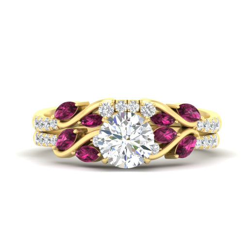 round-cut-curved-vine-pink-sapphire-wedding-ring-set-in-yellow-gold-fdens11635rogsadrpisleep-nl-yg.jpg?v=1764647005