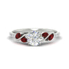 Load image into Gallery viewer, round-cut-curved-vine-ruby-engagement-ring-in-white-gold-fdens11635rorgrudrsleep-nl-wg.jpg?v=1763110620