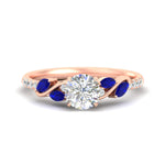 Load image into Gallery viewer, round-cut-curved-vine-sapphire-engagement-ring-in-rose-gold-fdens11635rorgsablsleep-nl-rg.jpg?v=1763110545