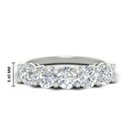 Load image into Gallery viewer, round-cut-diamond-3-carat-bridal-wedding-band-in-white-gold-FDENS141ROB-3.00CT-NL-WG-HW
