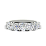 Load image into Gallery viewer, round-cut-diamond-3-carat-bridal-wedding-band-in-white-gold-FDENS141ROB-3.00CT-NL-WG
