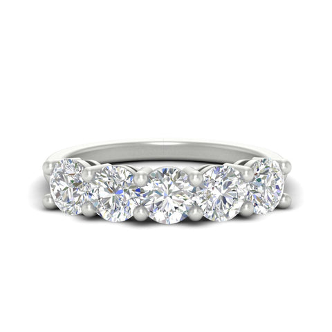 Elegant 3 Carat Round Gemstone Ring for Women