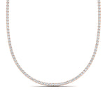 Load image into Gallery viewer, round-cut-diamond-7-carat-tennis-necklace-in-FDNK11334-(0.04CT)ANGLE1-NL-RG