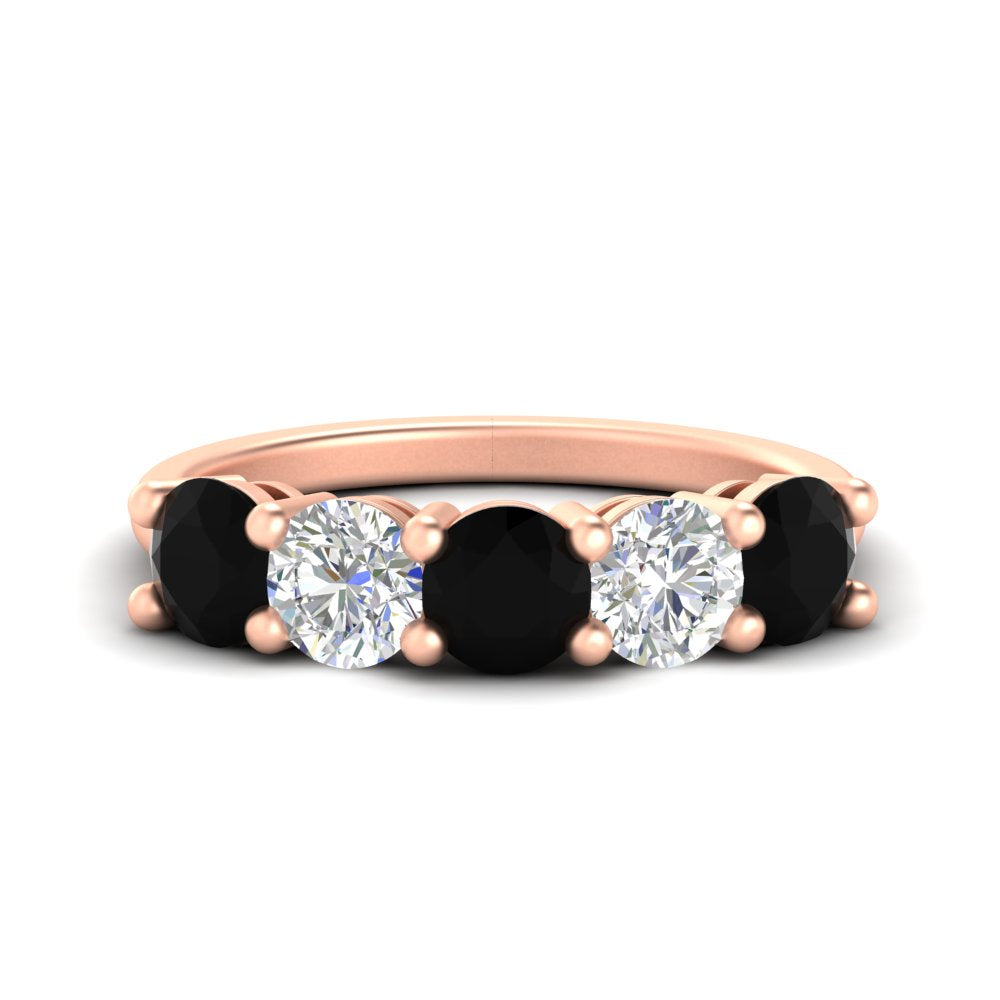 round-cut-diamond-and-black-diamond-3-carat-bridal-wedding-band-in-rose-gold-FDENS141ROBGBLACK-3.00CT-NL-RG