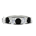 Thumbnail 75 - round-cut-diamond-and-black-diamond-3-carat-bridal-wedding-band-in-white-gold-FDENS141ROBGBLACK-3.00CT-NL-WG-HW