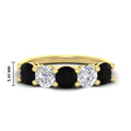Thumbnail 111 - round-cut-diamond-and-black-diamond-3-carat-bridal-wedding-band-in-yellow-gold-FDENS141ROBGBLACK-3.00CT-NL-YG-HW