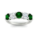 Thumbnail 64 - round-cut-diamond-and-emerald-3-carat-bridal-wedding-band-in-white-gold-FDENS141ROBGEMGRANGLE5-3.00CT-NL-WG