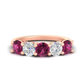 Thumbnail 25 - round-cut-diamond-and-pink-sapphire-3-carat-bridal-wedding-band-in-rose-gold-FDENS141ROBGSADRPI-3.00CT-NL-RG