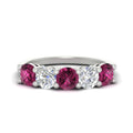 Thumbnail 55 - round-cut-diamond-and-pink-sapphire-3-carat-bridal-wedding-band-in-white-gold-FDENS141ROBGSADRPI-3.00CT-NL-WG
