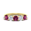 Thumbnail 91 - round-cut-diamond-and-pink-sapphire-3-carat-bridal-wedding-band-in-yellow-gold-FDENS141ROBGSADRPI-3.00CT-NL-YG