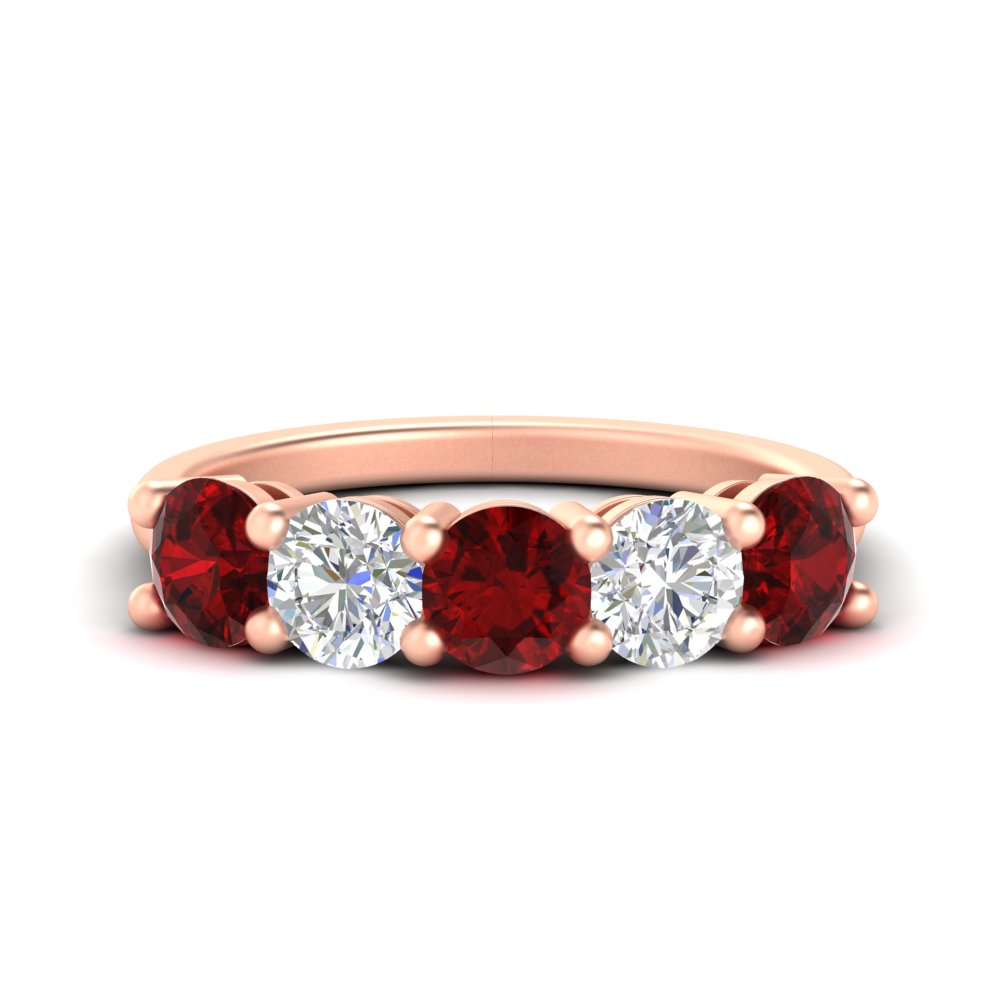 round-cut-diamond-and-ruby-3-carat-bridal-wedding-band-in-rose-gold-FDENS141ROBGRUDR-3.00CT-NL-RG