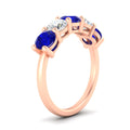 Thumbnail 23 - round-cut-diamond-and-sapphire-3-carat-bridal-wedding-band-in-rose-gold-FDENS141ROBGSABLANGLE2-3.00CT-NL-RG