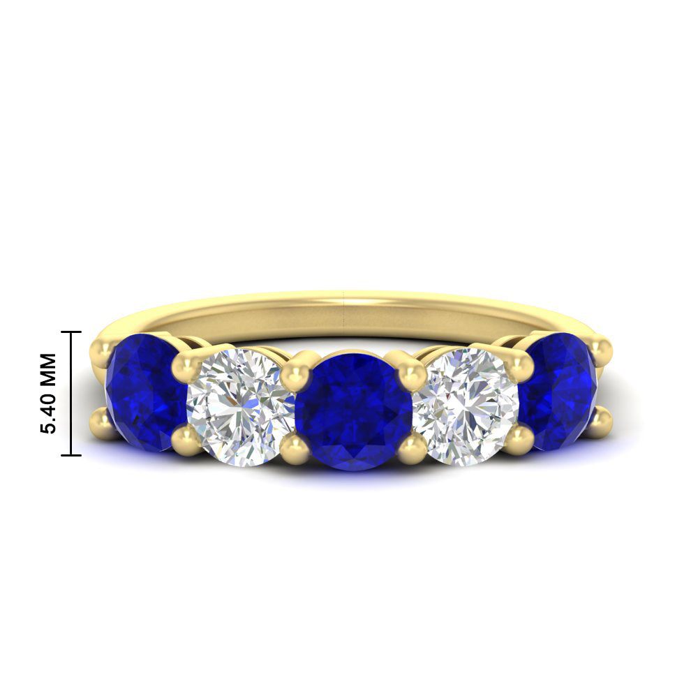 round-cut-diamond-and-sapphire-3-carat-bridal-wedding-band-in-yellow-gold-FDENS141ROBGSABL-3.00CT-NL-YG-HW