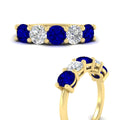Thumbnail 86 - round-cut-diamond-and-sapphire-3-carat-bridal-wedding-band-in-yellow-gold-FDENS141ROBGSABLANGLE3-3.00CT-NL-YG