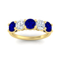 Thumbnail 88 - round-cut-diamond-and-sapphire-3-carat-bridal-wedding-band-in-yellow-gold-FDENS141ROBGSABLANGLE5-3.00CT-NL-YG