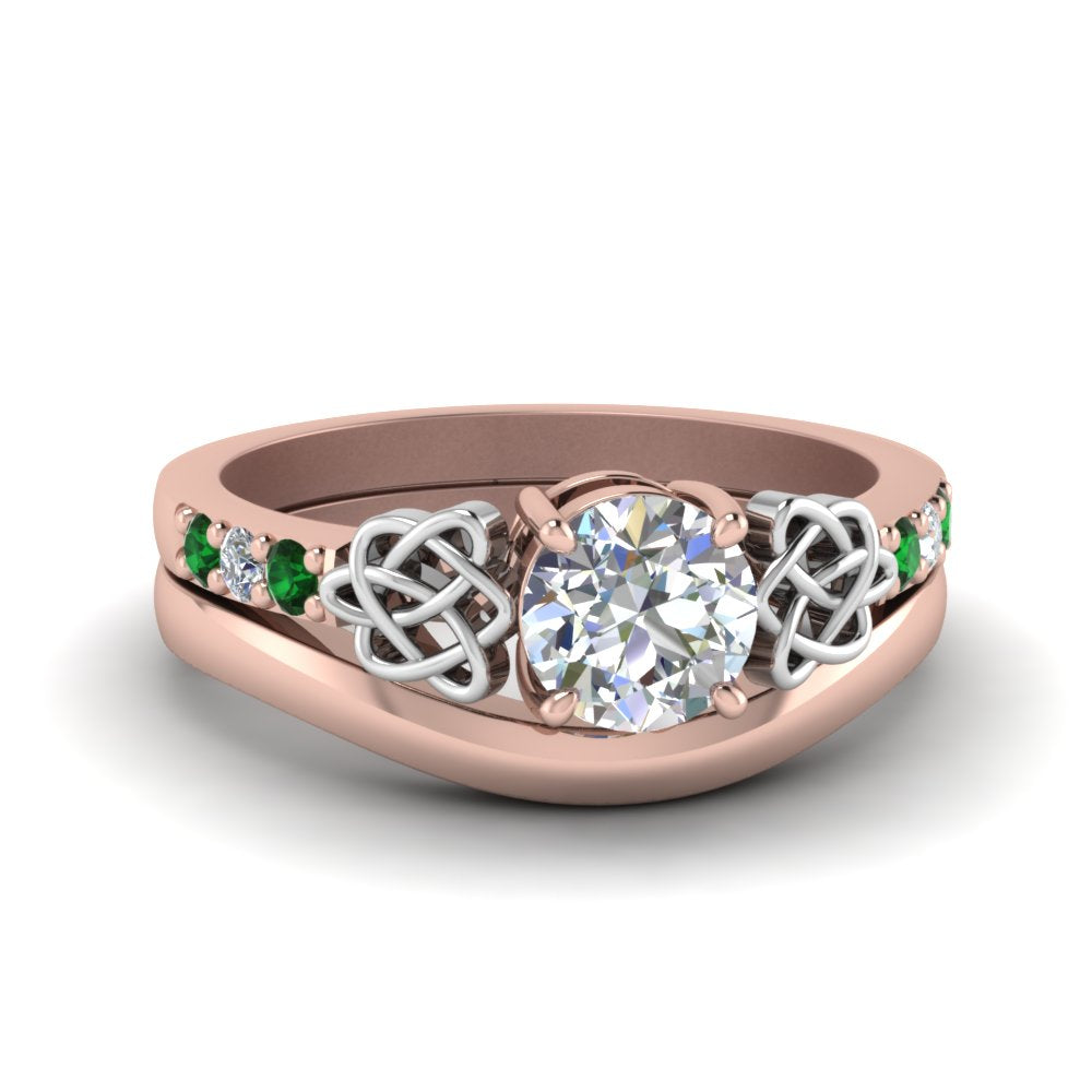 round-cut-diamond-celtic-wedding-set-with-emerald-in-14K-rose-gold-FDENS2255B3ROGEMGR-NL-RG_7bd65775-490a-4956-9096-04c5a8f17caa?v=1756976864