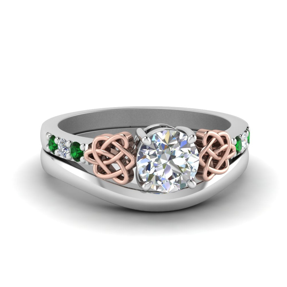 round-cut-diamond-celtic-wedding-set-with-emerald-in-14K-white-gold-FDENS2255B3ROGEMGR-NL-WG_d02e621a-c79c-4da5-b11e-556f14a4a5ff?v=1756976865