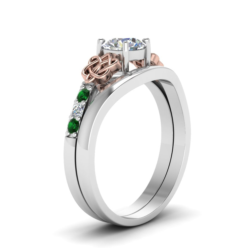 round-cut-diamond-celtic-wedding-set-with-emerald-in-14K-white-gold-FDENS2255B3ROGEMGRANGLE2-NL-WG?v=1756976789