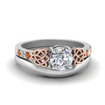 Load image into Gallery viewer, round-cut-diamond-celtic-wedding-set-with-orange-sapphire-in-14K-white-gold-FDENS2255B3ROGSAOR-NL-WG_7d0f60a4-7db1-43ea-801b-96674259b775?v=1756976865
