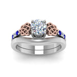 Load image into Gallery viewer, round-cut-diamond-celtic-wedding-set-with-sapphire-in-950-Platinum-FDENS2255B3ROGSABLANGLE5-NL-WG_87b86196-c9b1-4ee6-bfcb-d96cb74fe770?v=1756976865
