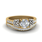Load image into Gallery viewer, round-cut-diamond-channel-band-celtic-bridal-set-in-14K-yellow-gold-FDENS2255B2RO-NL-YG_53eb857e-7b26-47c9-ba61-8d69f175938a?v=1756980510
