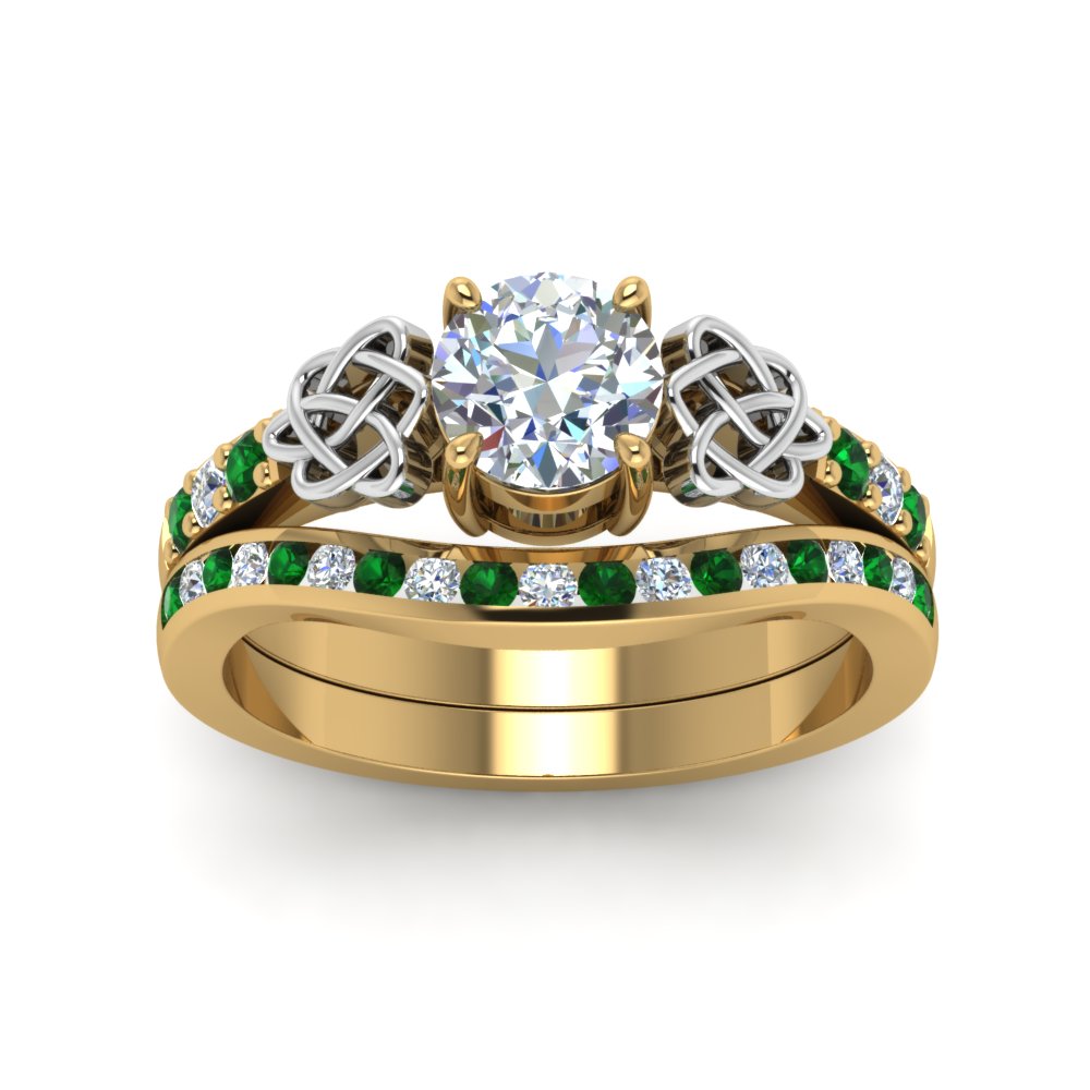 round-cut-diamond-channel-band-celtic-bridal-set-with-emerald-in-14K-yellow-gold-FDENS2255B2ROGEMGRANGLE5-NL-YG_9c0515de-f788-4d09-aff4-843b9e58c4f7?v=1756980511