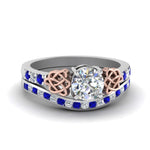 Load image into Gallery viewer, round-cut-diamond-channel-band-celtic-bridal-set-with-sapphire-in-14K-white-gold-FDENS2255B2ROGSABL-NL-WG_2c0dca54-83e8-4b51-97b6-45d6fd2141e5?v=1756980511
