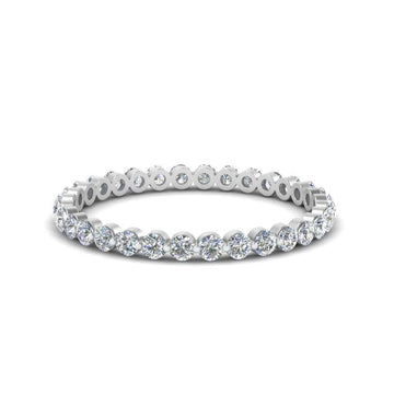0.50 ct Round Cut Common Prong Eternity Band