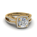 Load image into Gallery viewer, round-cut-diamond-engagement-ring-in-18K-yellow-gold-FD1109RORANGLE3-NL-YG
