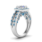 Load image into Gallery viewer, round-cut-diamond-engagement-ring-with-blue-topaz-in-FD1109RORGICBLTOANGLE3-NL-WG
