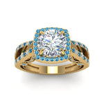 Load image into Gallery viewer, round-cut-diamond-engagement-ring-with-blue-topaz-in-FD1109RORGICBLTOANGLE3-NL-YG
