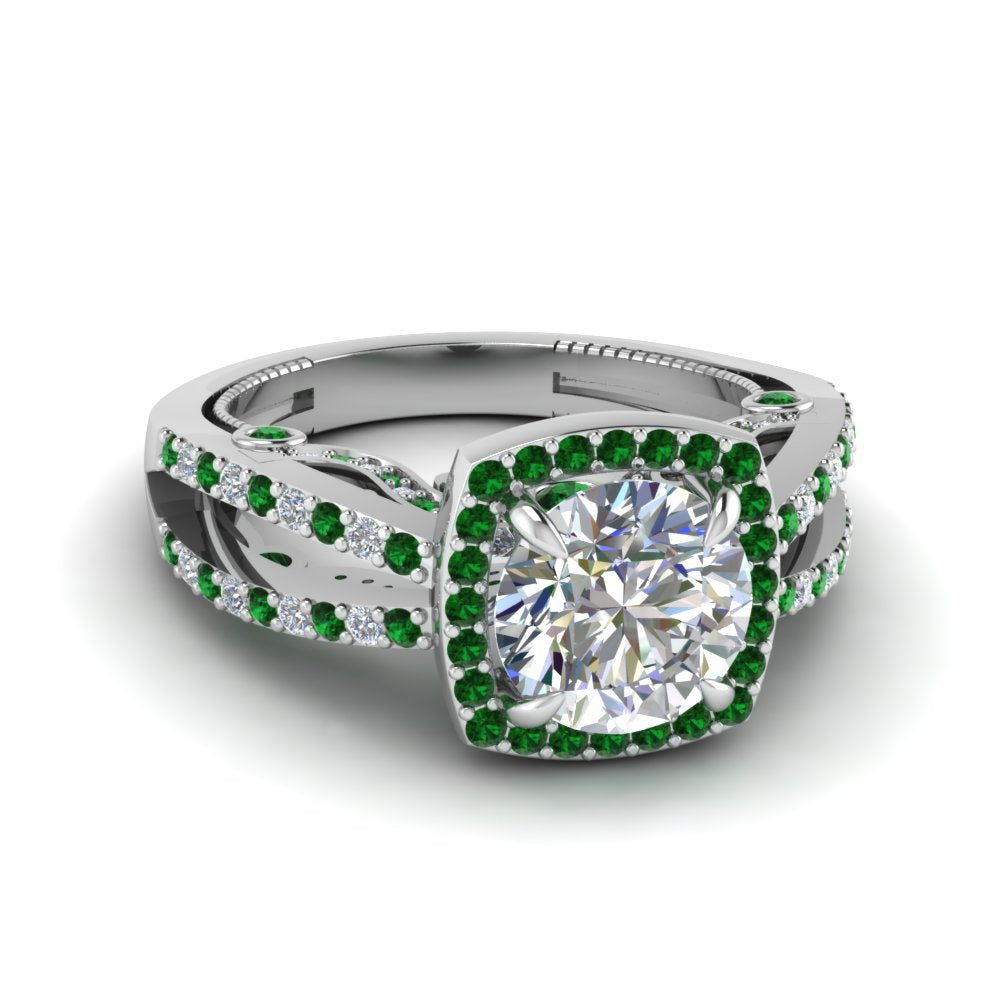round-cut-diamond-engagement-ring-with-emerald-in-18K-white-gold-FD1109RORGEMGRANGLE3-NL-WG