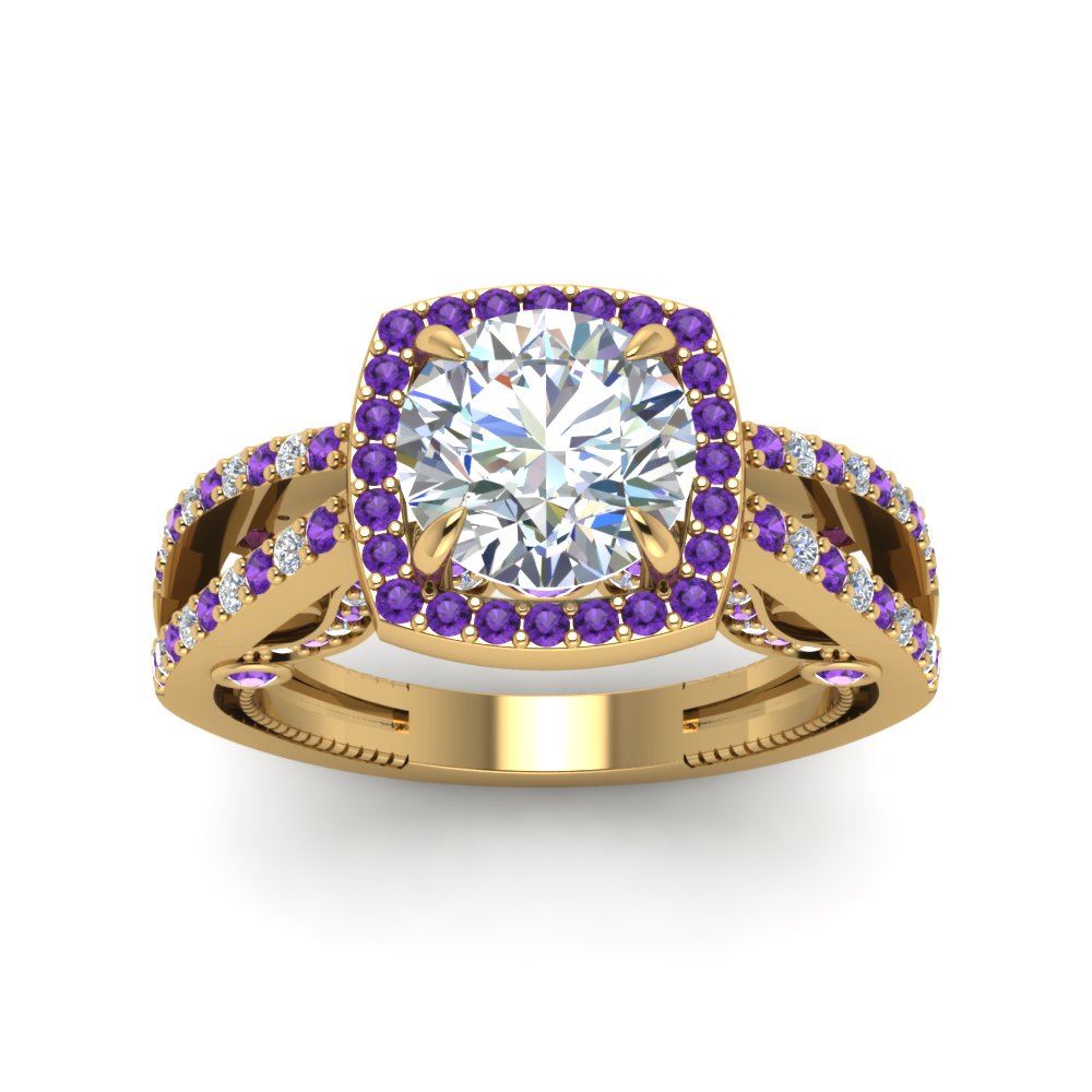 round-cut-diamond-engagement-ring-with-purple-topaz-in-FD1109RORGVITOANGLE3-NL-YG
