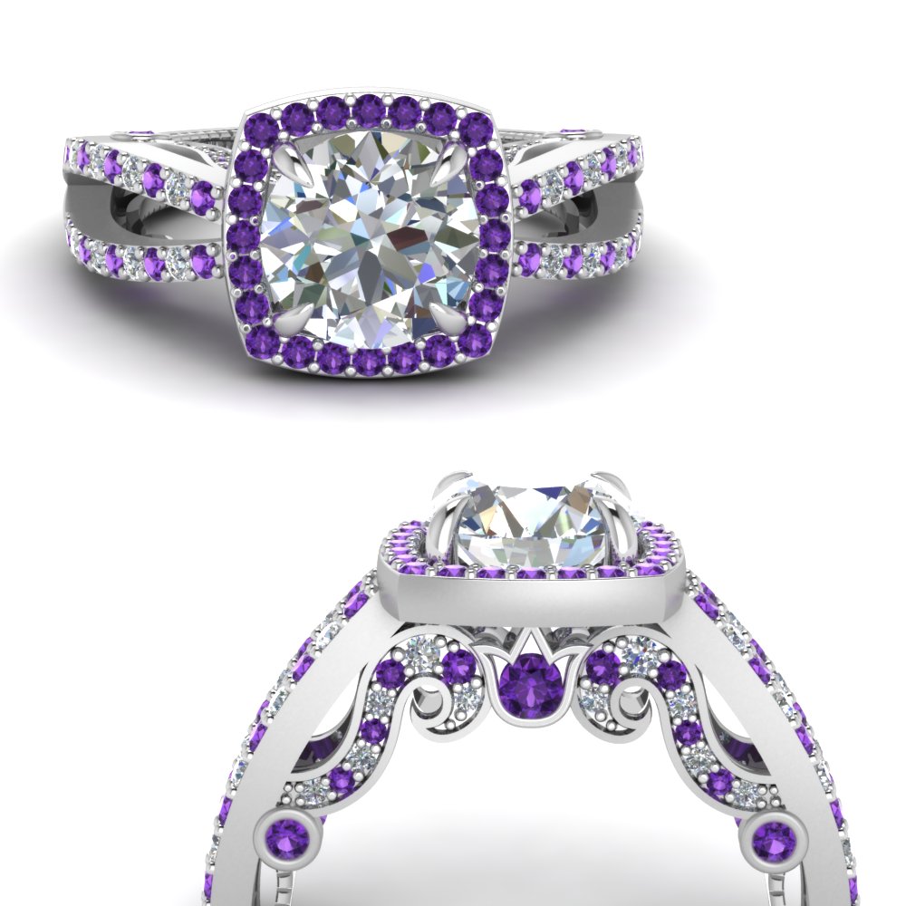 round-cut-diamond-engagement-ring-with-purple-topaz-in-18K-white-gold-FD1109RORGVITOANGLE3-NL-WG